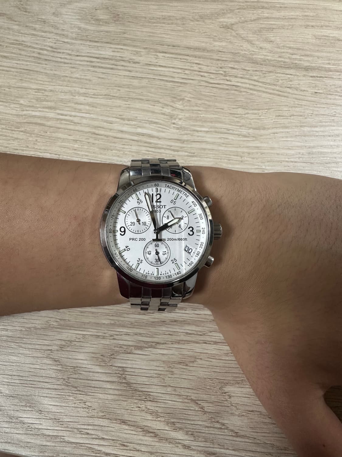 티쏘 prc200 화이트 다이얼 상품이미지2