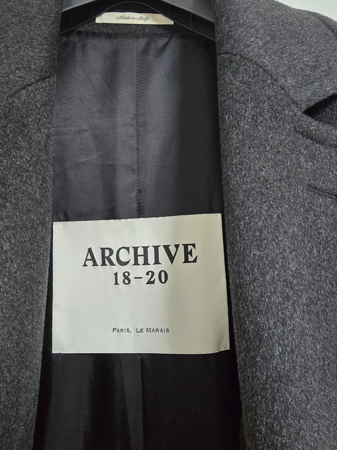 아카이브 로로피아나 원단 코트 L 상품이미지6
