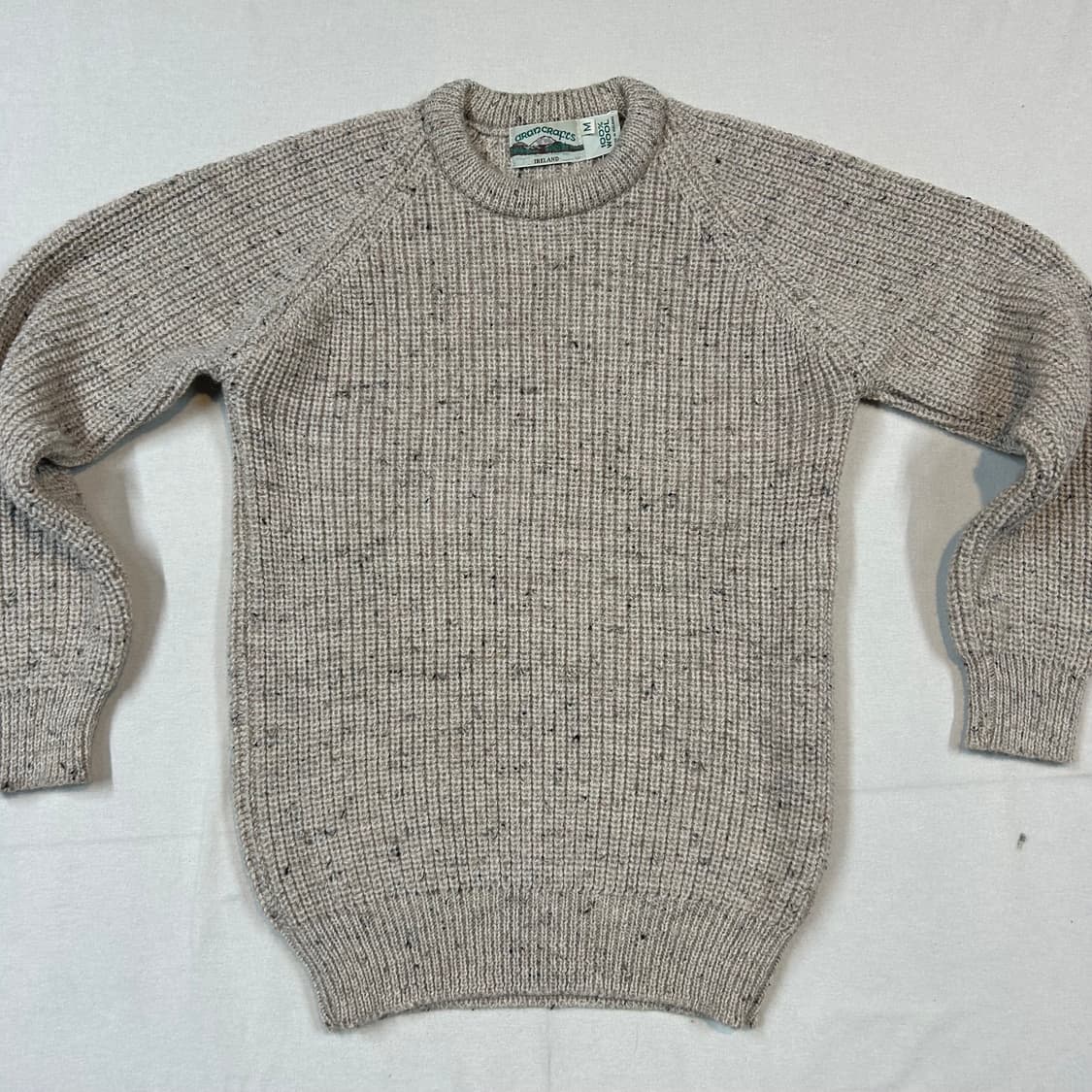 M) Aran Crafts 아란크래프트 피셔맨 울 니트 스웨터 상품이미지2