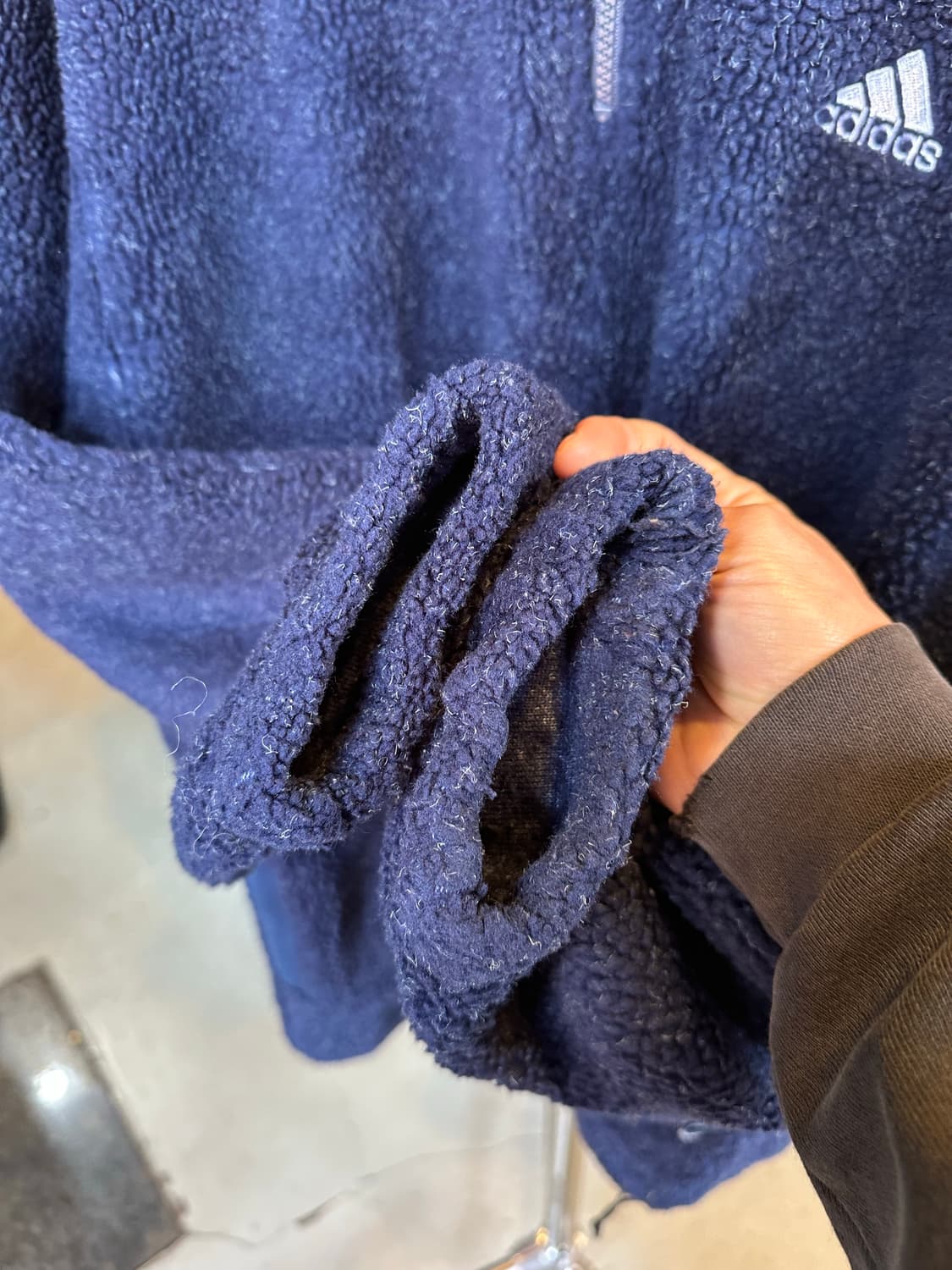 Old 아디다스 벌키 후리스 풀오버 자켓 상품이미지8