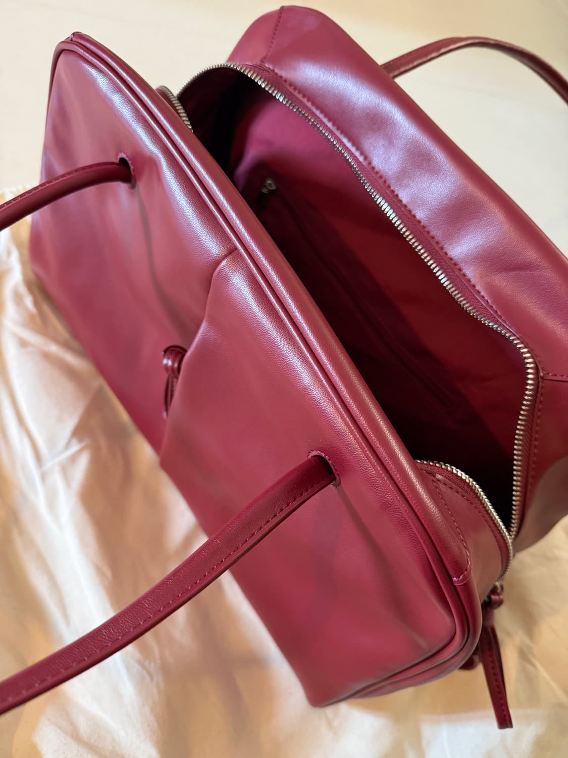 ölend brooklyn bag 올렌드 브룩클린백 체리레드 상품이미지2