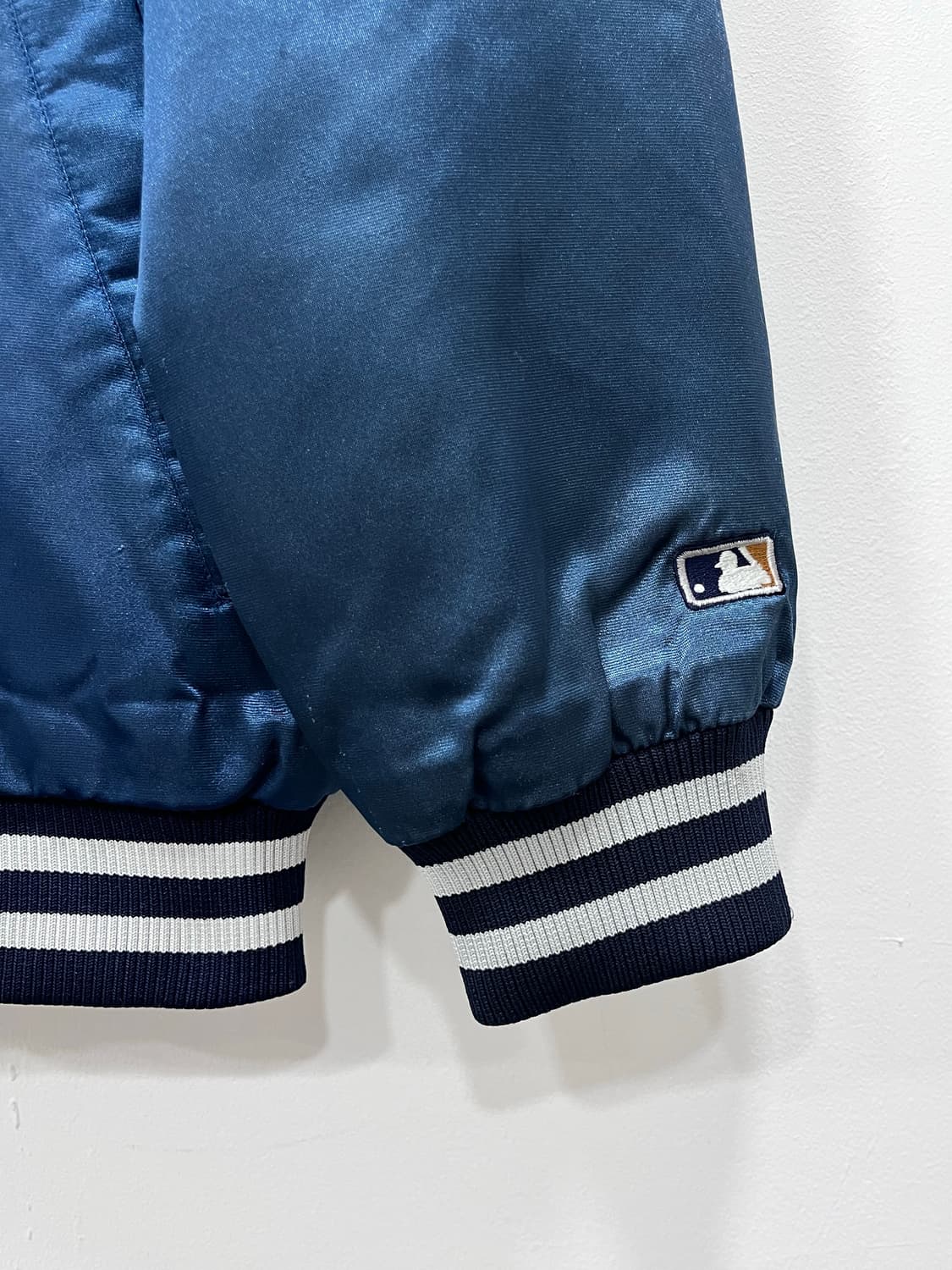 MLB 뉴욕 양키스 후드 블루종 바시티 자켓 누빔 M 95 상품이미지5