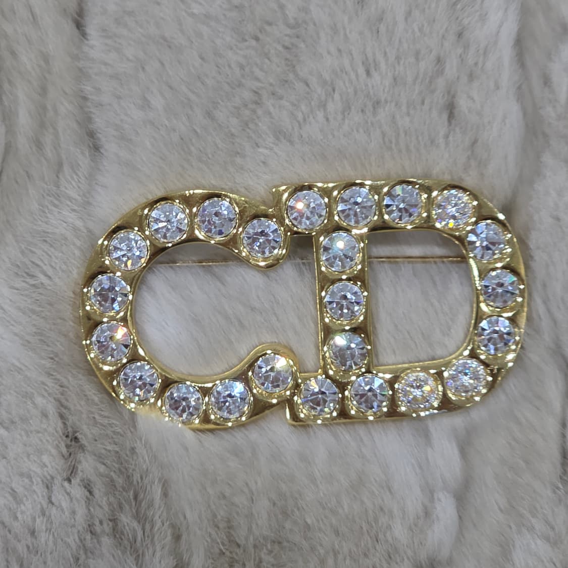 크리스챤 디올 빈티지 CD 로고 브로치 (독일 제조/박스포함) 상품이미지1