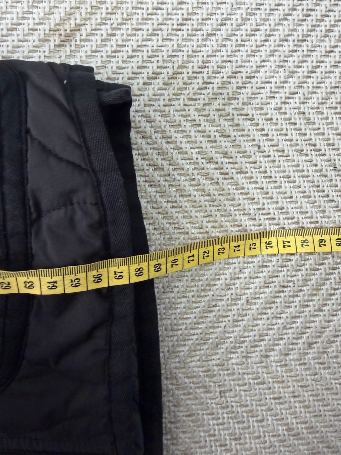 정품) 타임옴므 한섬 블랙 퀼팅 봄버 자켓 100 상품이미지10