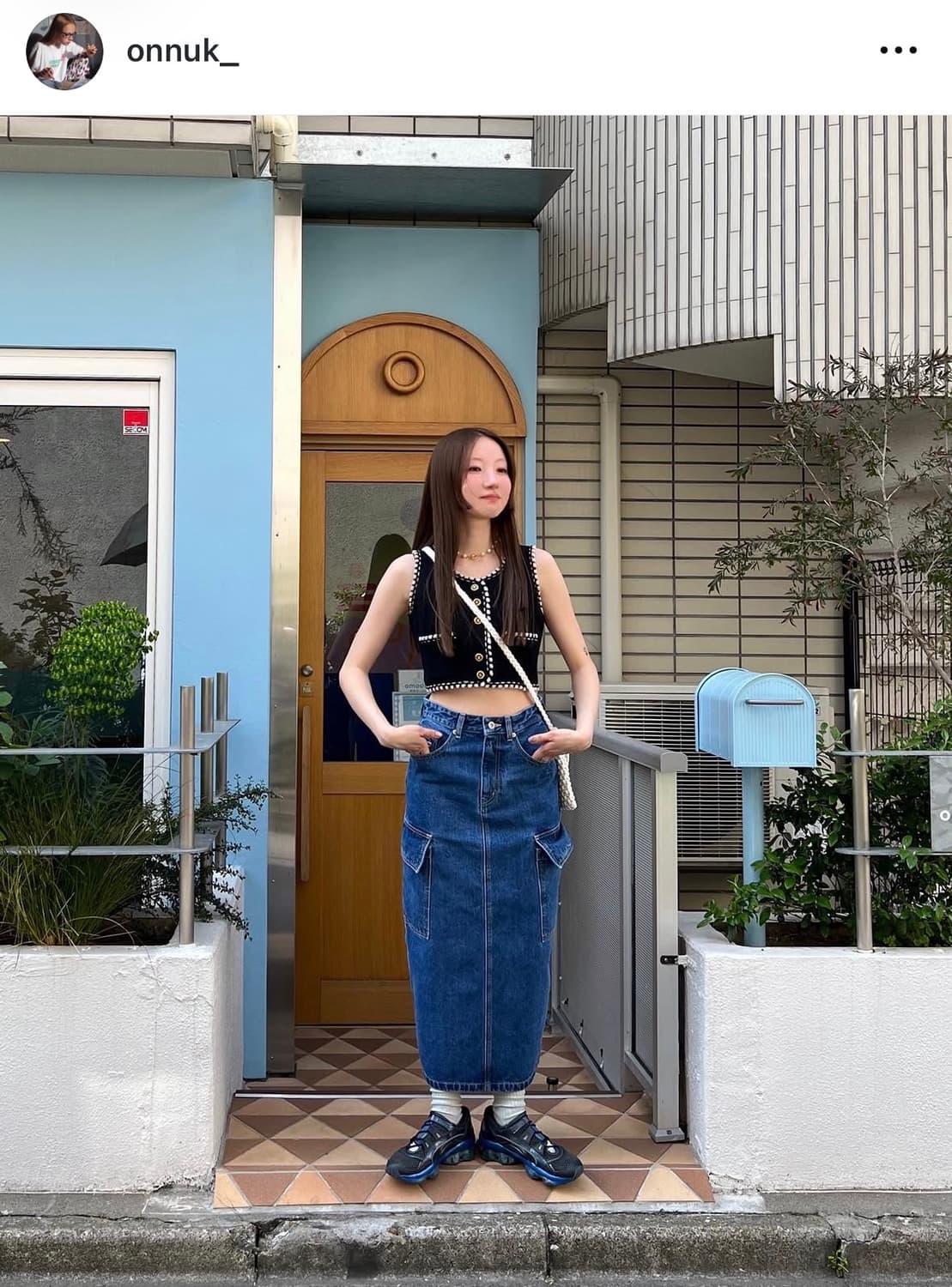 PLAC x Onnuk 데님 카고 스커트 상품이미지2