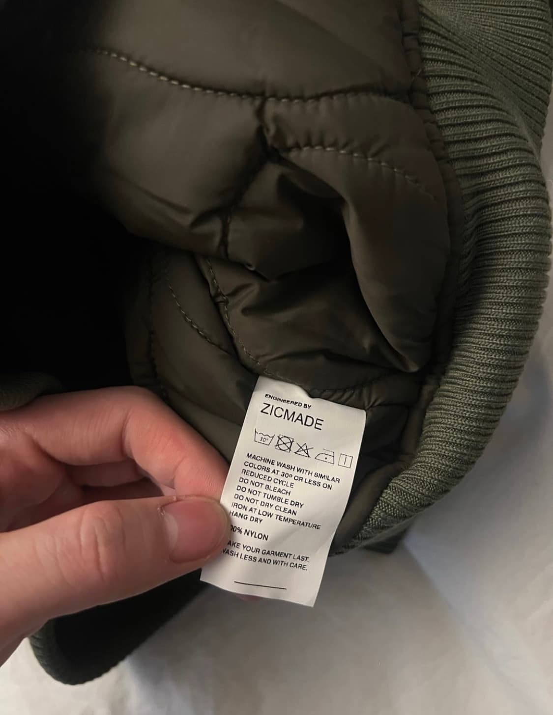 zicmade 봄버 올리브 상품이미지6