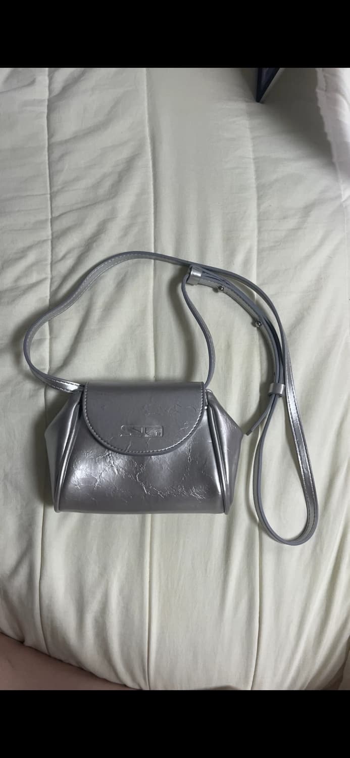 스퀘어라인 실프 미니크로스백 실버 상품이미지3