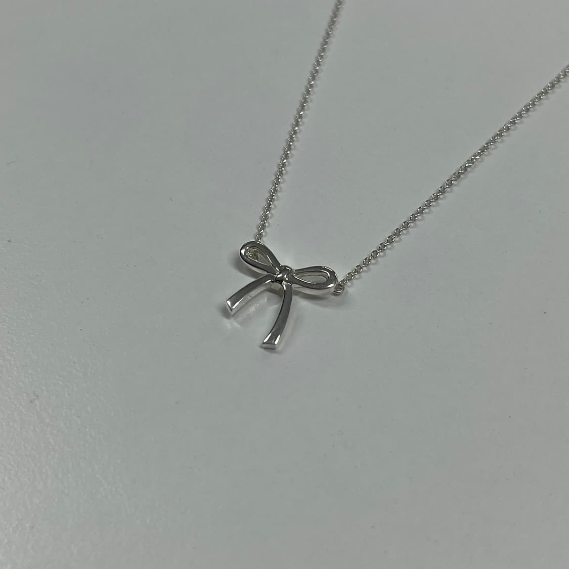 티파니앤코 리본 보우 목걸이 상품이미지4