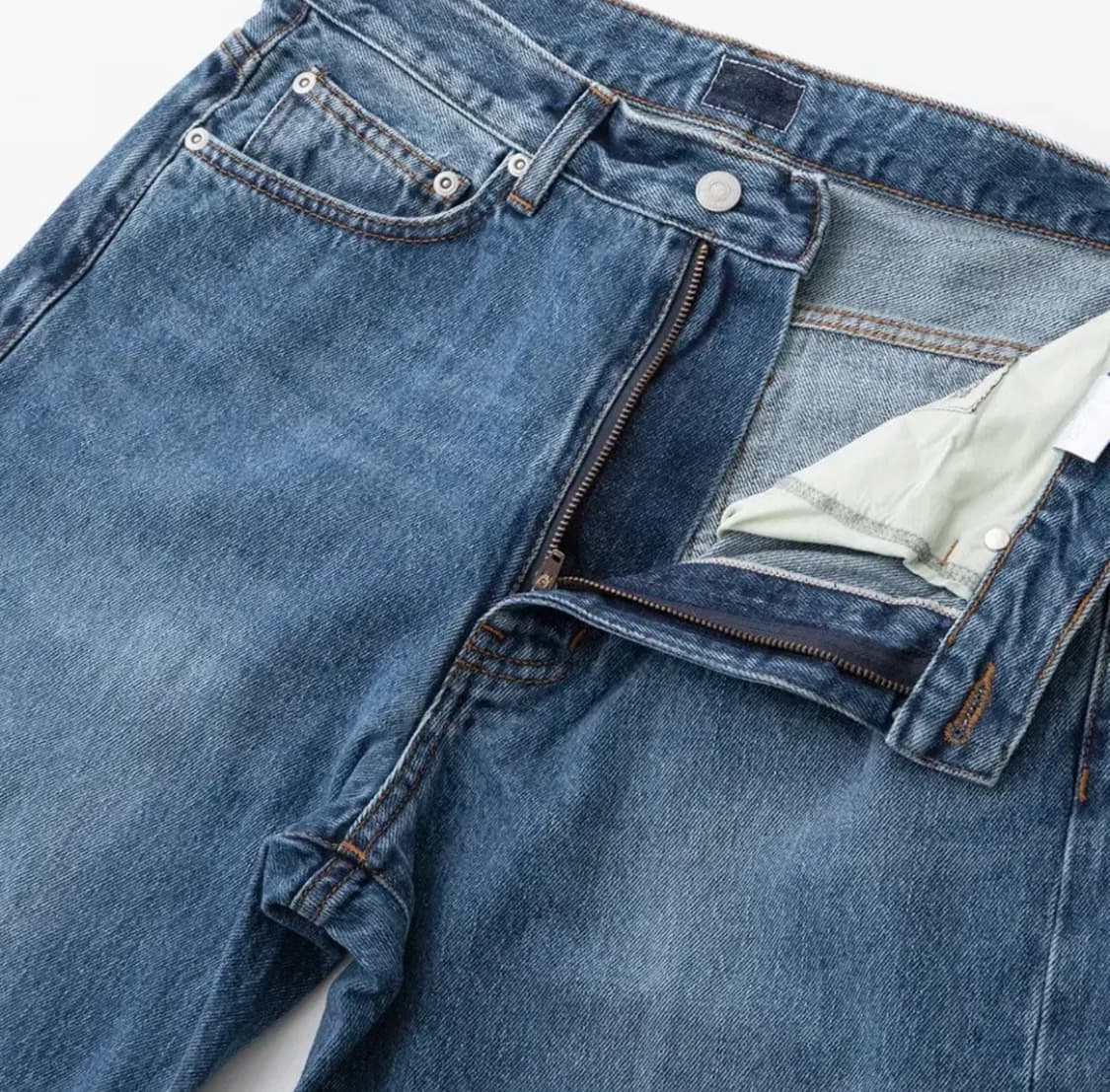 어나더오피스 스터디 데님 타입4 1사이즈 (미드블루) 상품이미지4