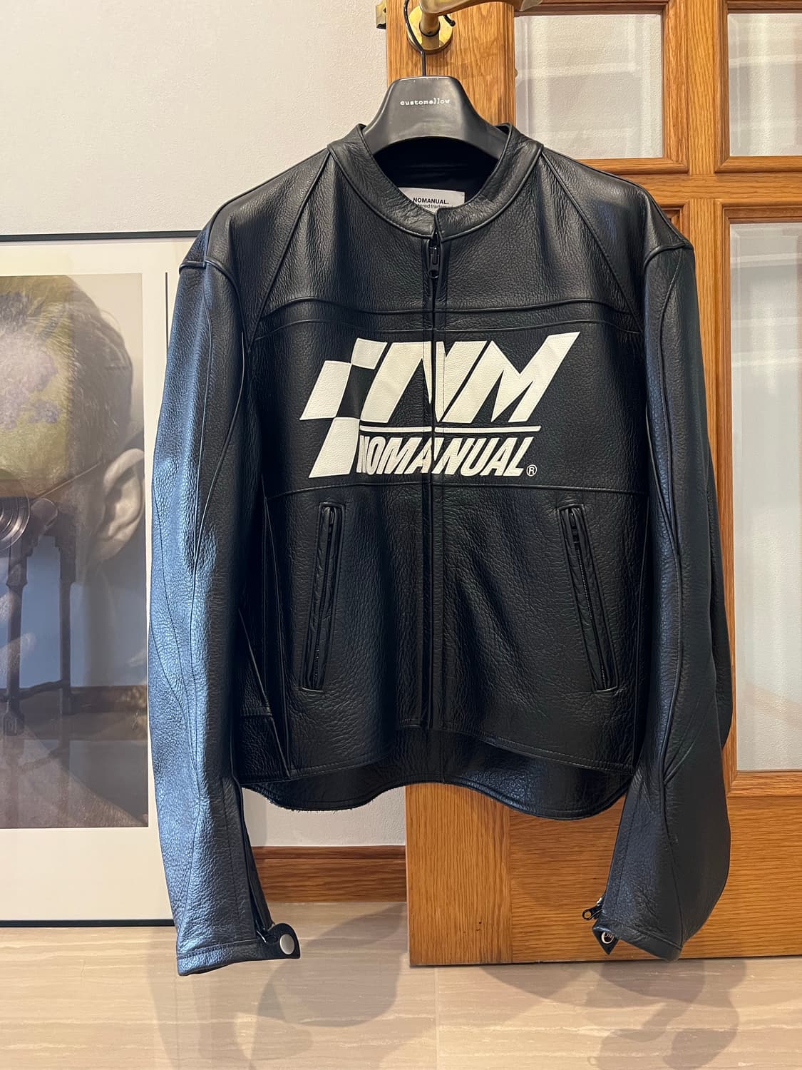 노메뉴얼 (NOMANUAL) / 스피드 레이싱 레더자켓 / L 상품이미지7