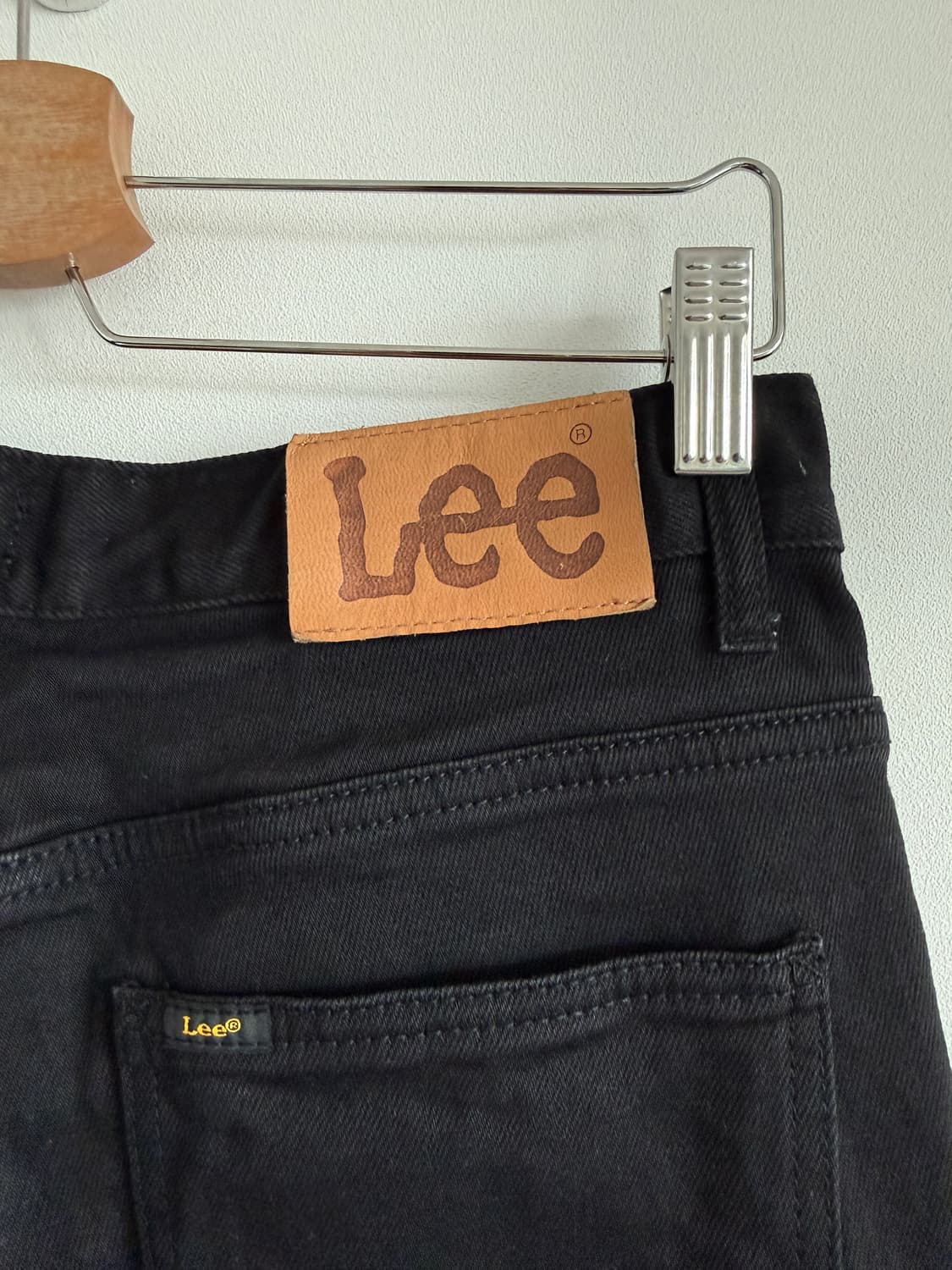 리(Lee) 흑청 데님 팬츠(앞면 쓸림 있음) 상품이미지8