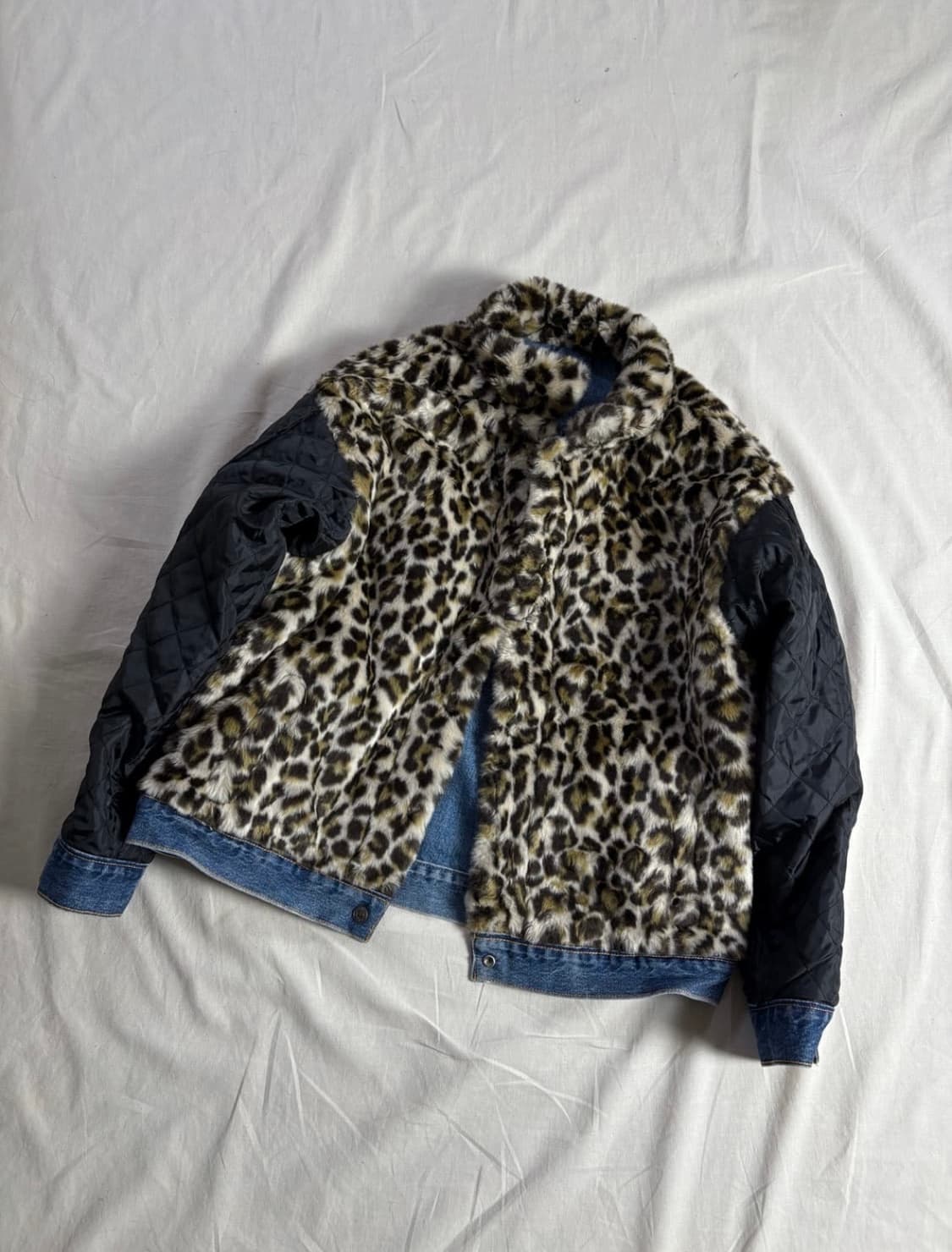 Levis 리바이스 리버시블 레오파드 청자켓 m 상품이미지2