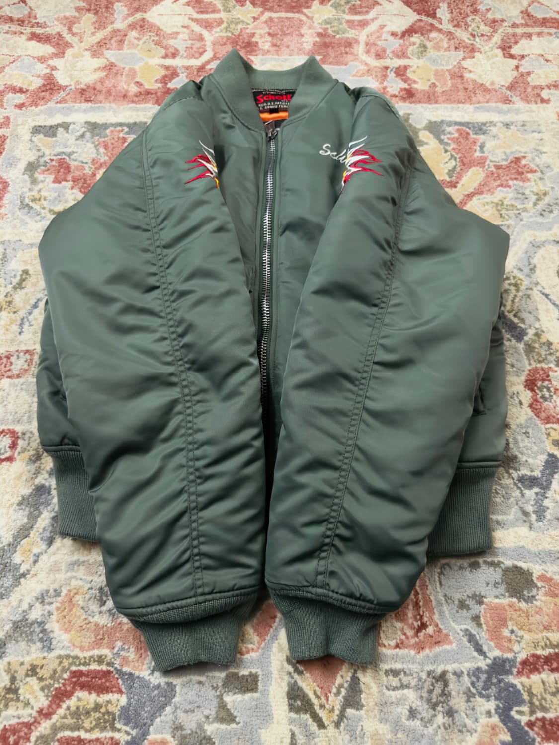 [쇼트 x 앤더슨벨] 103주년 한정판 용자수 스카쟌 MA-1 (L) 상품이미지4
