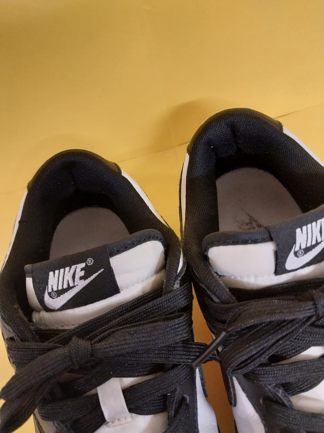 남성 나이키 덩크 로우 범고래 레트로 검흰 운동화 (280) 상품이미지5