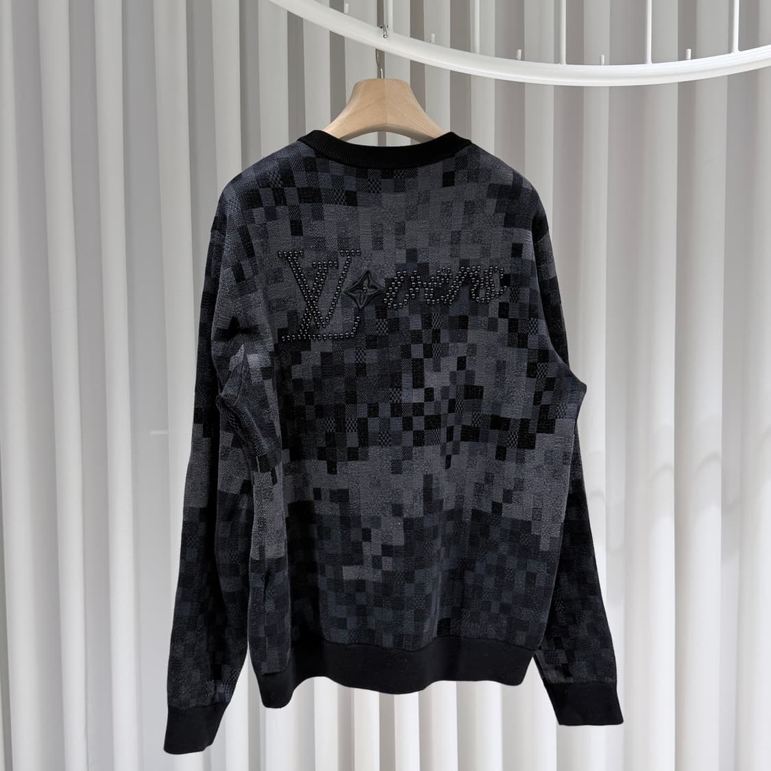 XL / 루이비통 다모플라주 자카드 풀오버 니트 상품이미지5