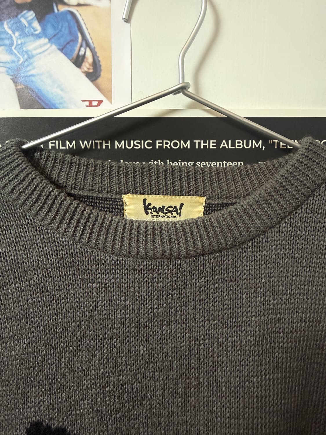 80s-90s 간사이 인터네셔널 빈티지 울 스웨터 상품이미지4