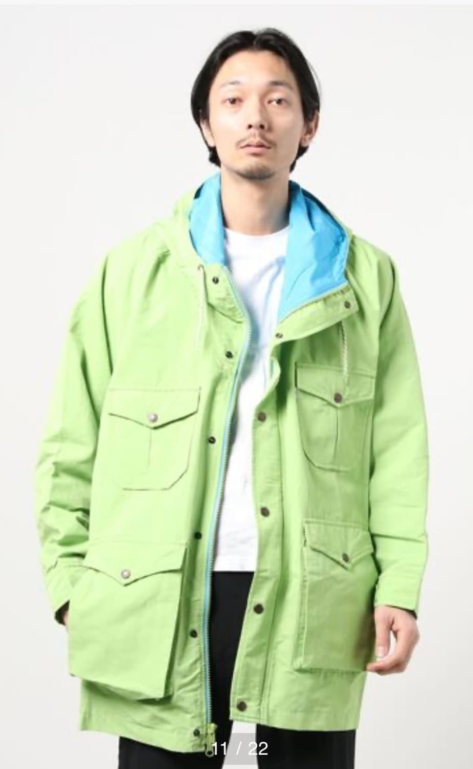 LVC / 화이트탭 파카 / 그린 / L 상품이미지1