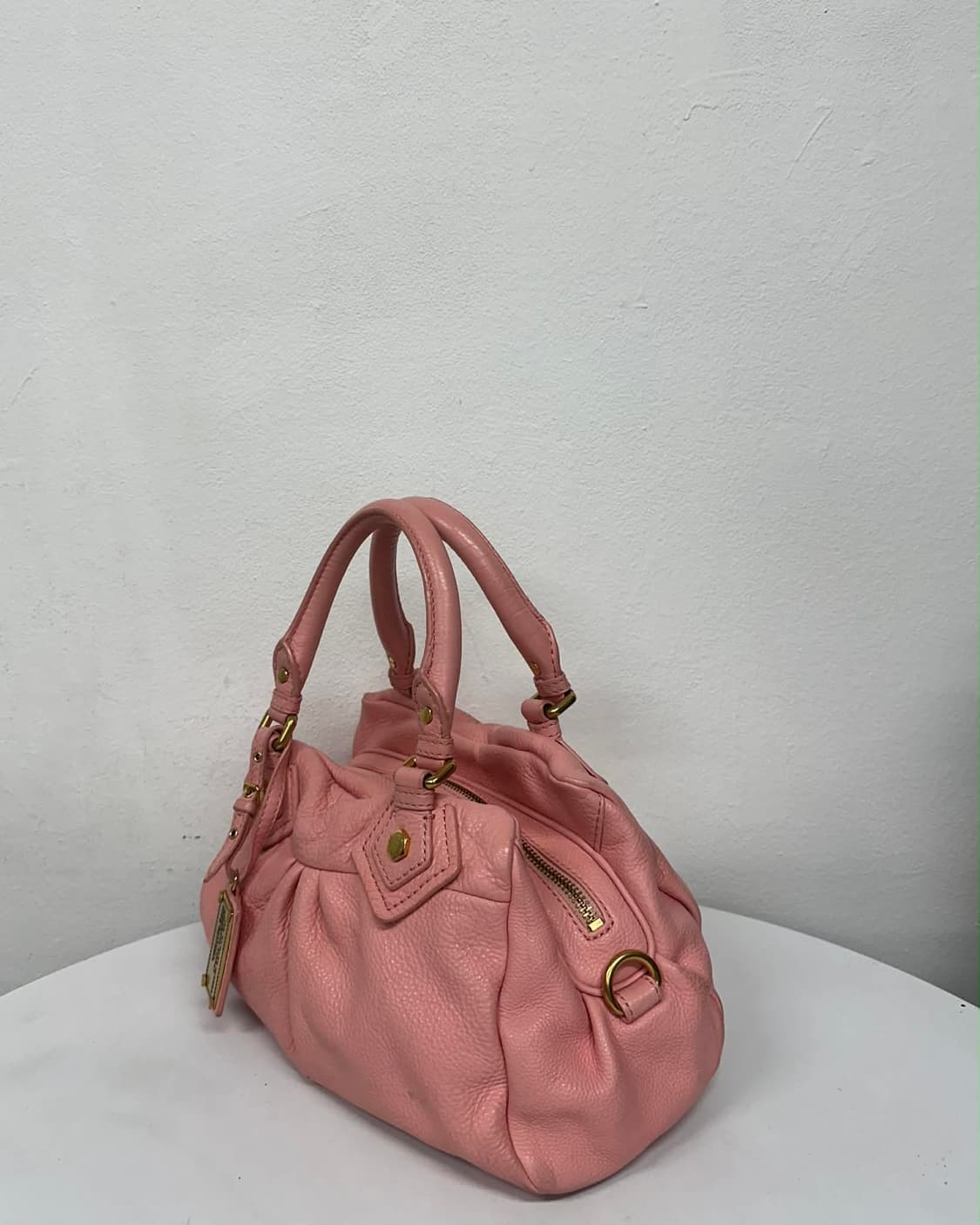 마크제이콥스 Y2K 핑크 가죽 사첼 토트백 상품이미지3