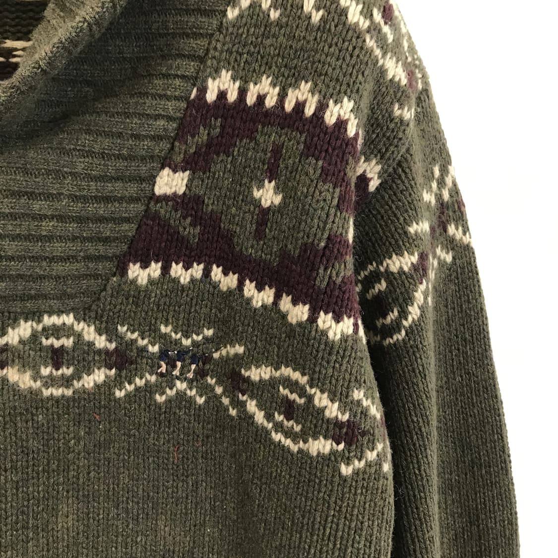 헨리코튼 울100프로 노르딕 숄카라니트 [100] 상품이미지3