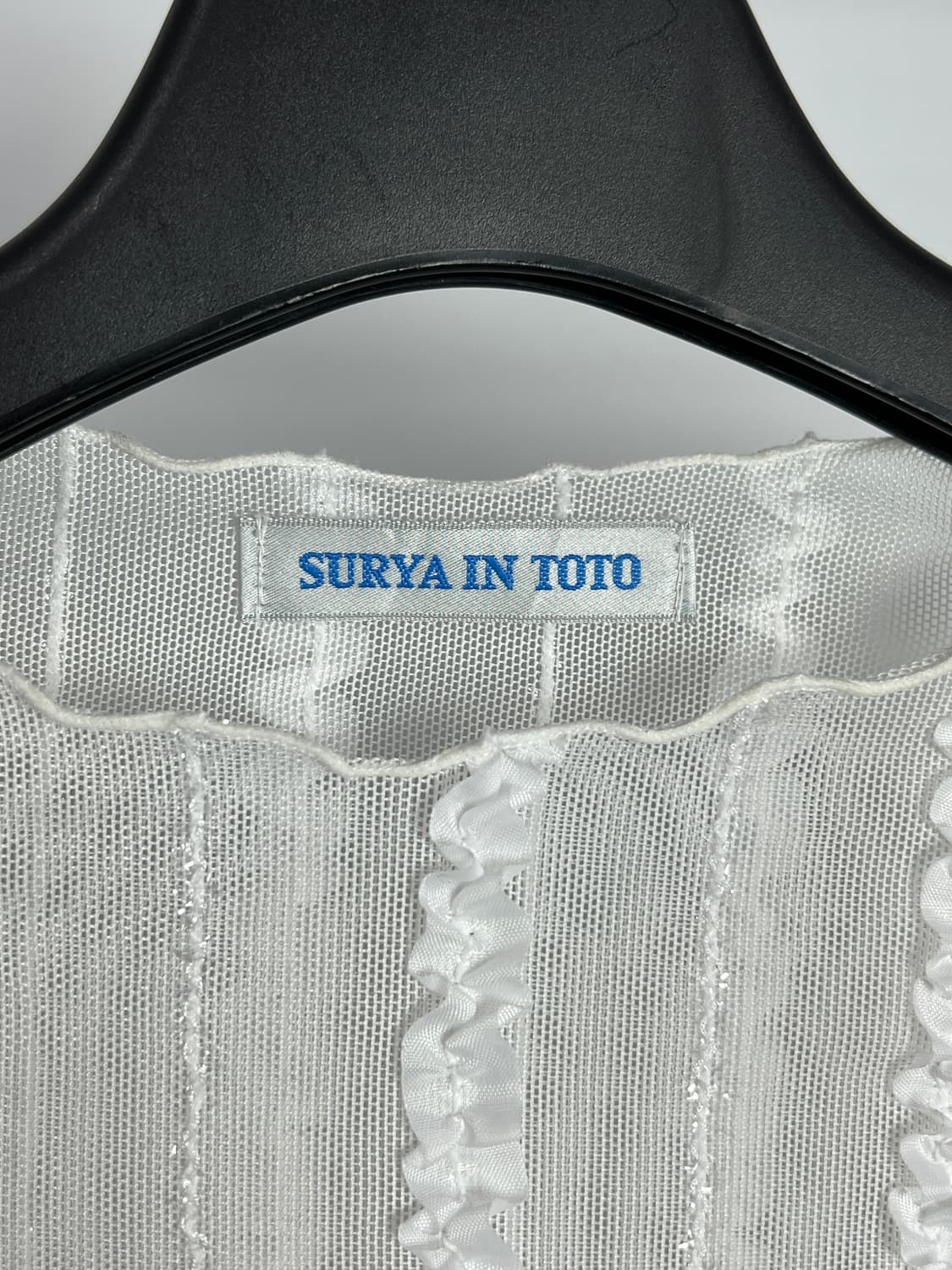 SURYA IN TOTO 매쉬 롱 슬리브  상품이미지3