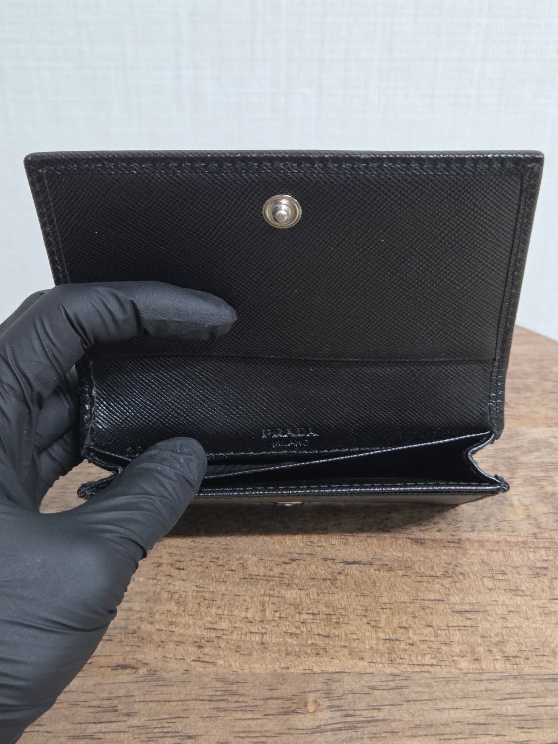 프라다(PRADA) 명함지갑 / 카드지갑 블랙 (정품) 상품이미지9