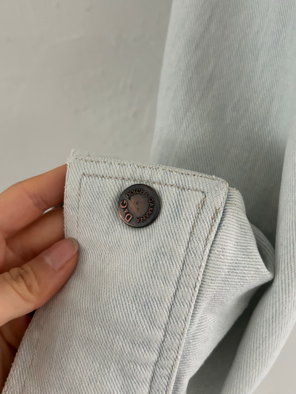 Dolce&Gabbana 돌체앤가바나 라이트 워싱 데님 자켓 상품이미지5