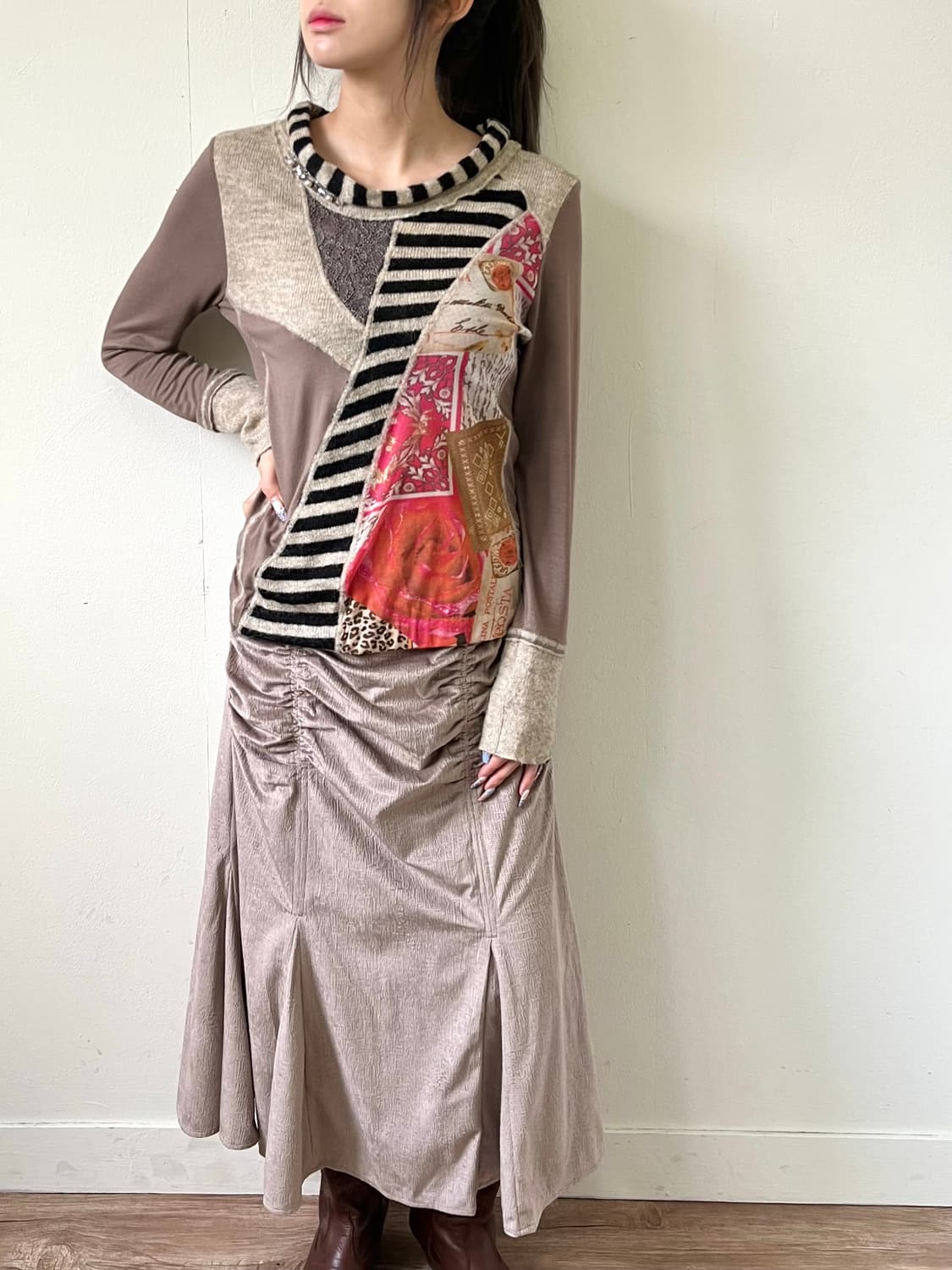 Mr.Giuly 아트 스웨터 상품이미지5