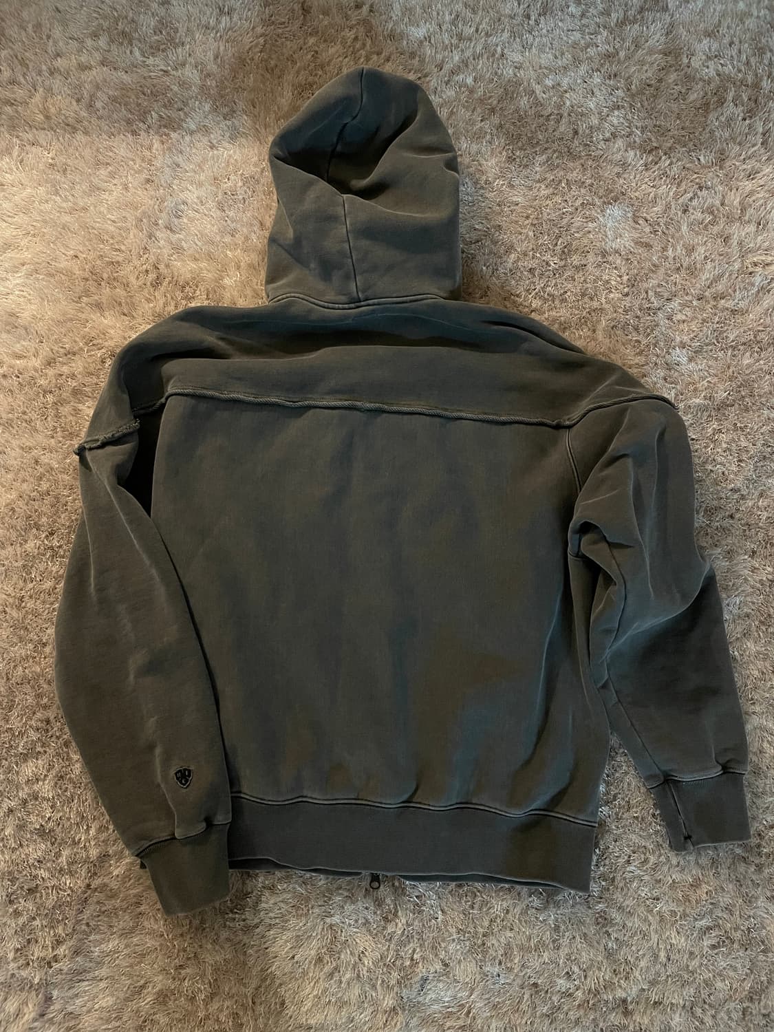 헤리티지플로스 221 피그먼트 후드 집업 상품이미지3