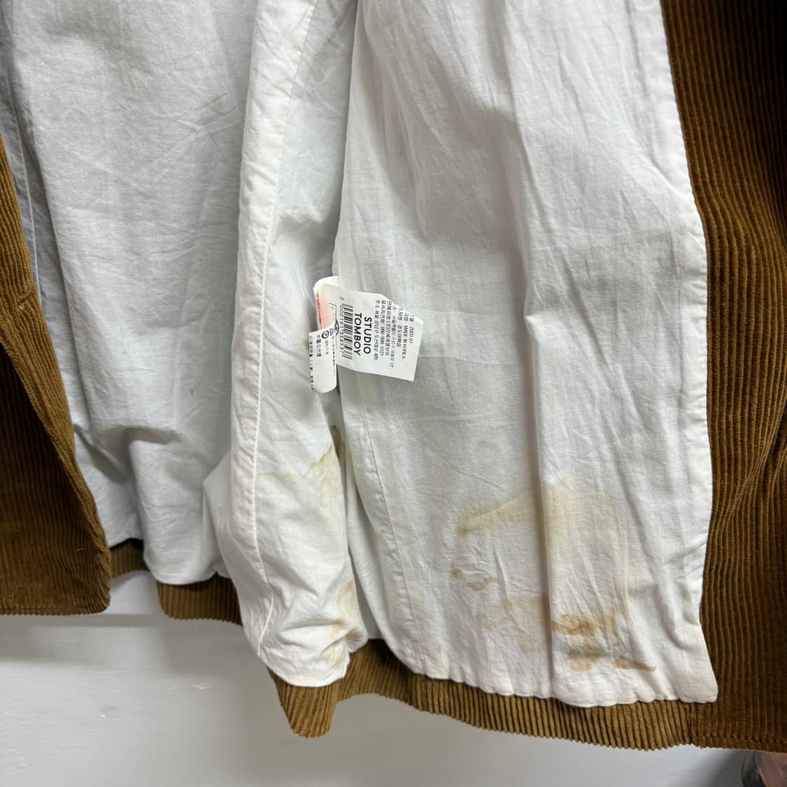 STUDIO TOMBOY 스튜디오톰보이 코듀로이 블레이져 자켓   상품이미지9