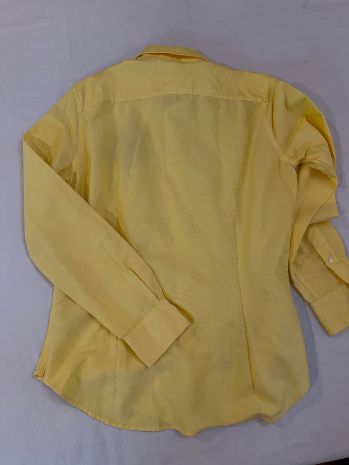 00s 폴로 재팬라인 빅포니 치프키프 옥스포드 셔츠 옐로우 상품이미지3