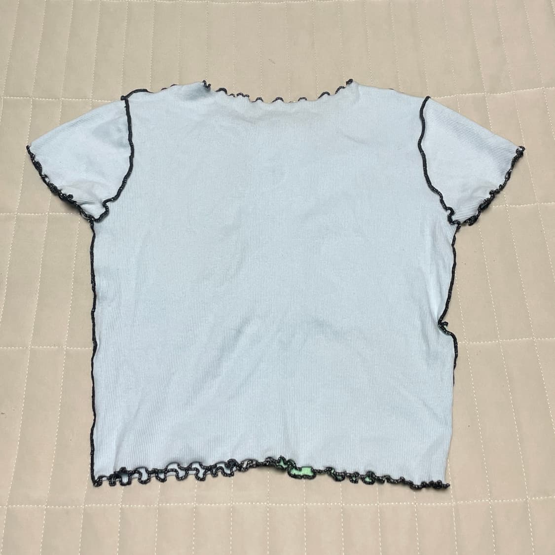 IAH.HNL 리워크 비비안웨스트우드 패치워크 크롭 티셔츠 상품이미지4