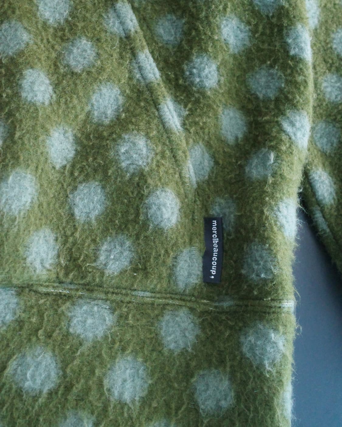 메르시보꾸 도트 후리스 상품이미지5