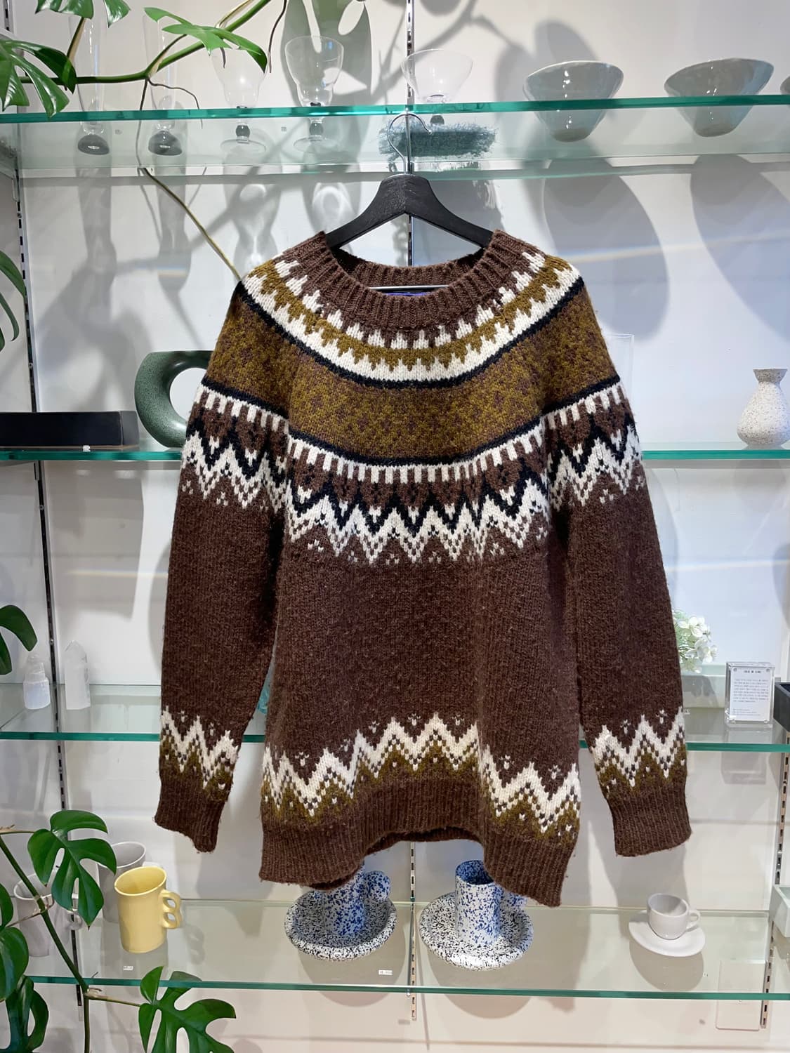 준야와타나베 fair isle sweater 상품이미지1