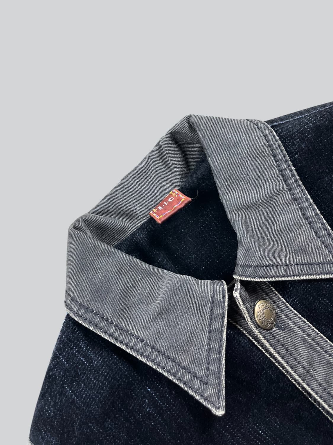 Vintage 웨스턴 스타일 벨벳 도킹 셔츠자켓 상품이미지3