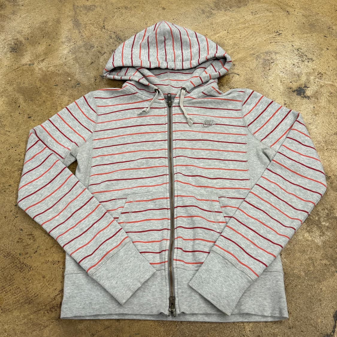 나이키 스트라이프 그레이 후드집업  상품이미지2