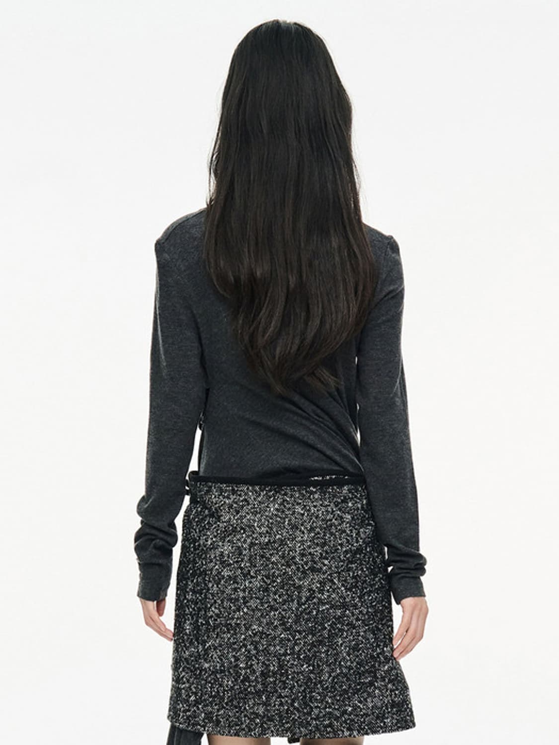 세릭 Twist Button Top Charcoal 상품이미지2