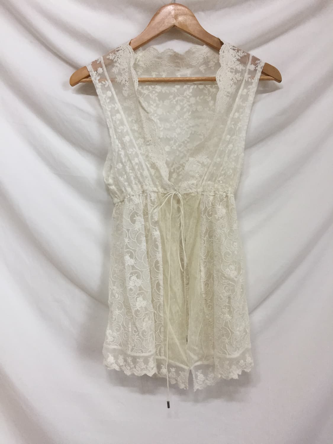 레이어드 레이스 조끼 나시 상품이미지5