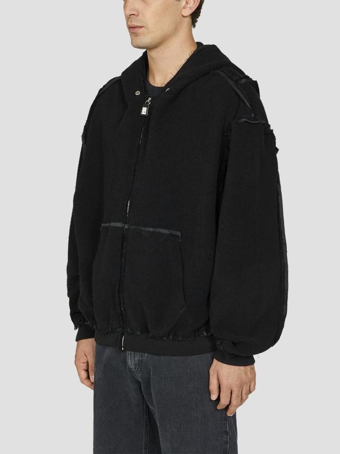 1017알릭스 블랙 인사이드 아웃 봄버 자켓 후드 상품이미지4