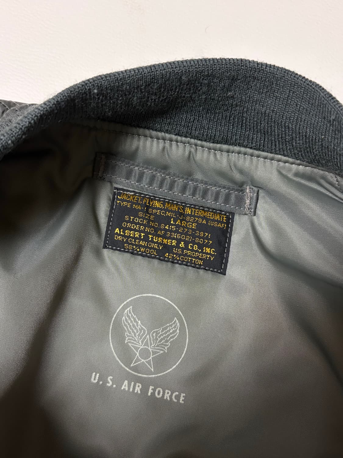 토이즈맥코이 ma-1 알버트터너 L 상품이미지6