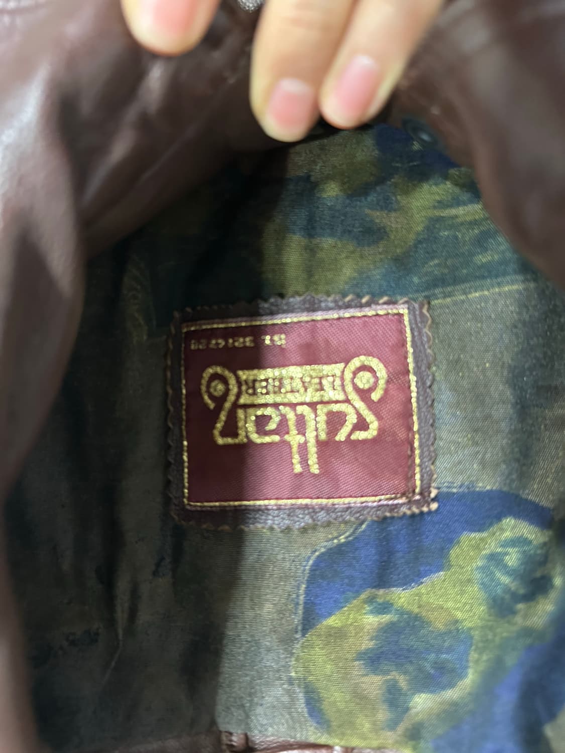 90s SULTAN Sultan Leather 빈티지 가죽 봄버 자켓 상품이미지3