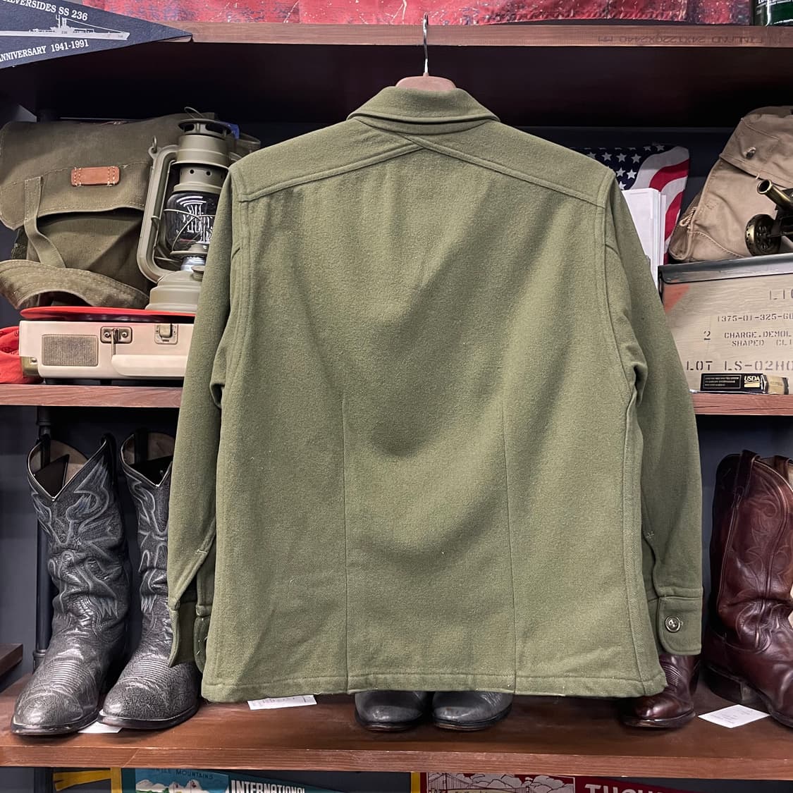 50s-60s OG-108 U.S ARMY 콜드 웨더 필드 셔츠 자켓 상품이미지2