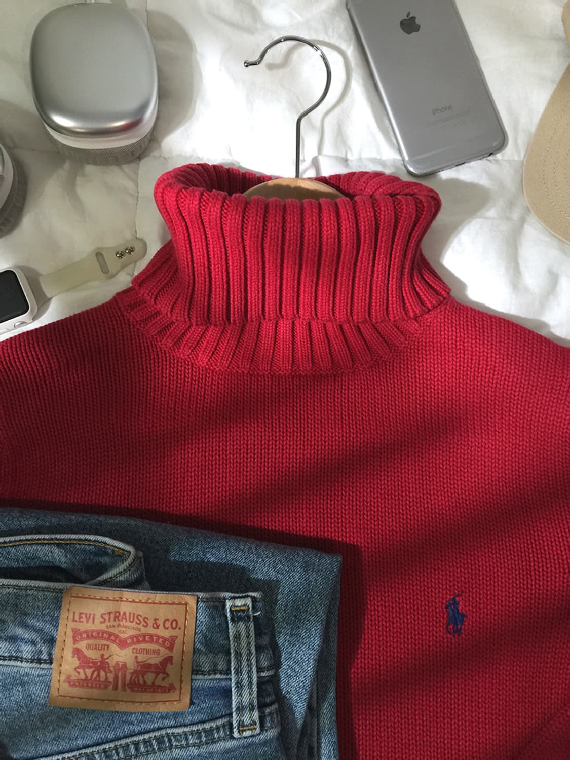 (WOMAN) 폴로랄프로렌 목폴라 니트 스웨터 M 상품이미지2