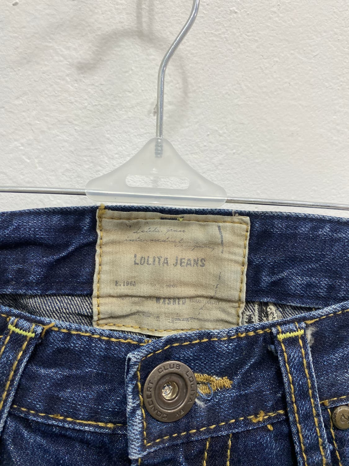 [LOLITA JEANS] 로리타 진스 스터드 펑크 스컬 자수 데님진 상품이미지10