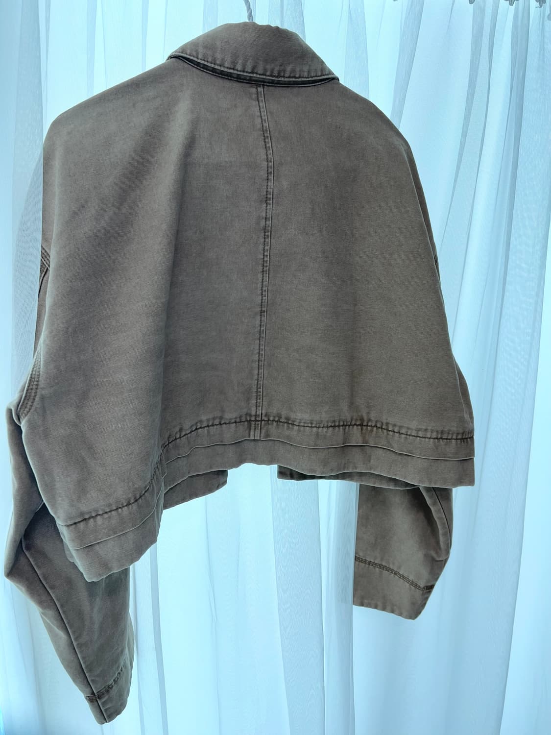 웰던 we11done 베이지 크롭자켓 여성s 상품이미지4