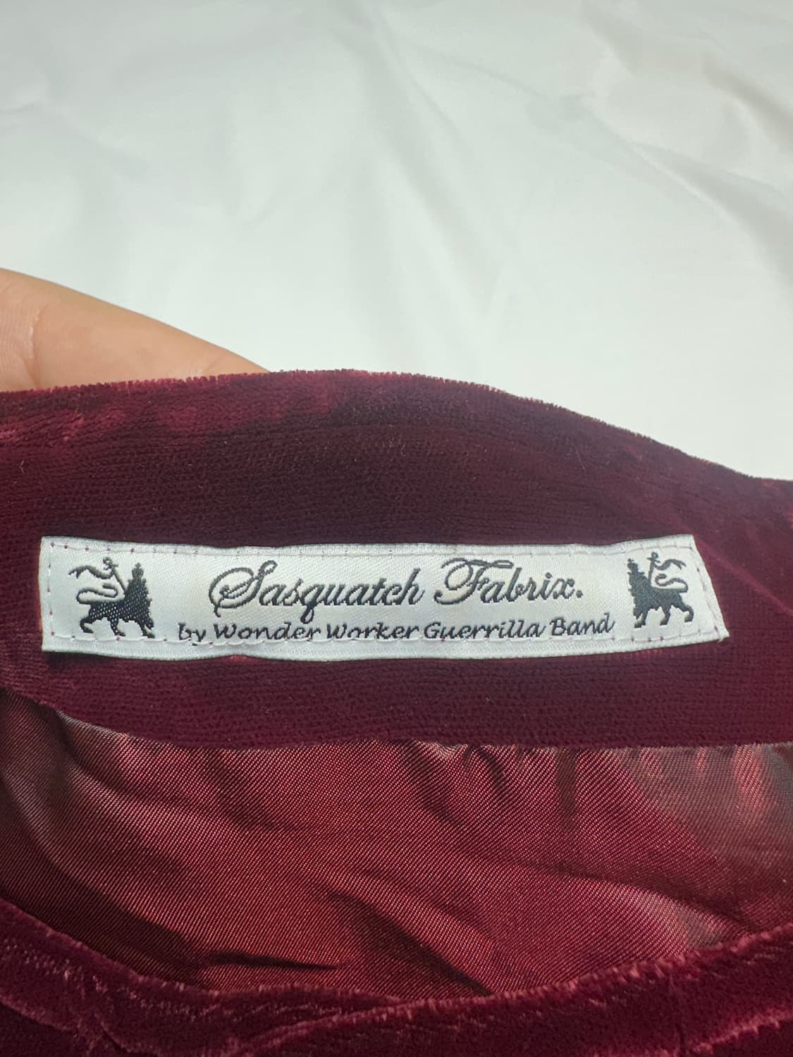 사스콰치패브릭스 벨벳 자켓 상품이미지3