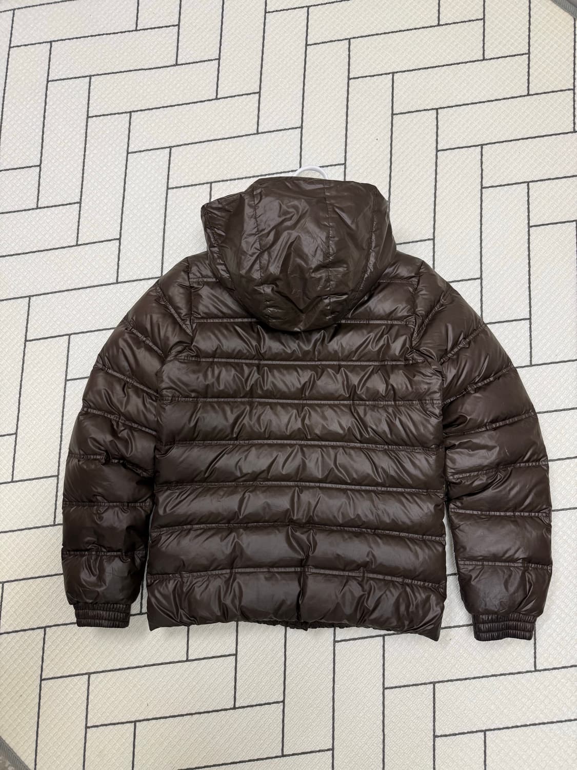 여성 85 / 아디다스 경량패딩 구스다운 초코 상품이미지6