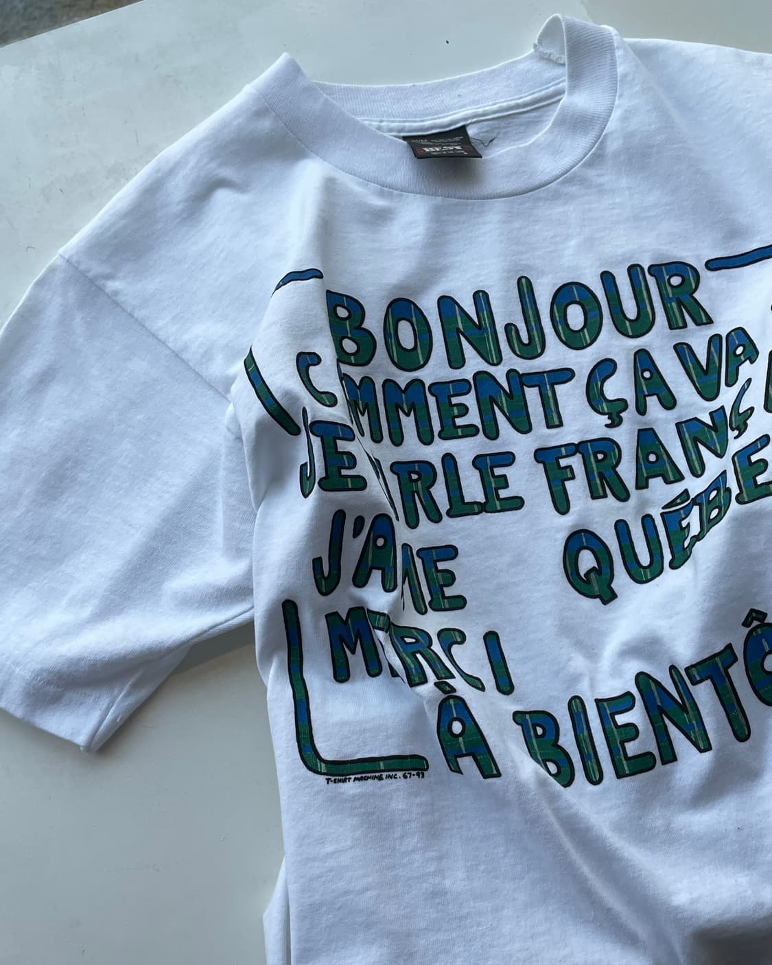 90‘s Canada “Quebec” Souvenir T-shirt M 상품이미지8