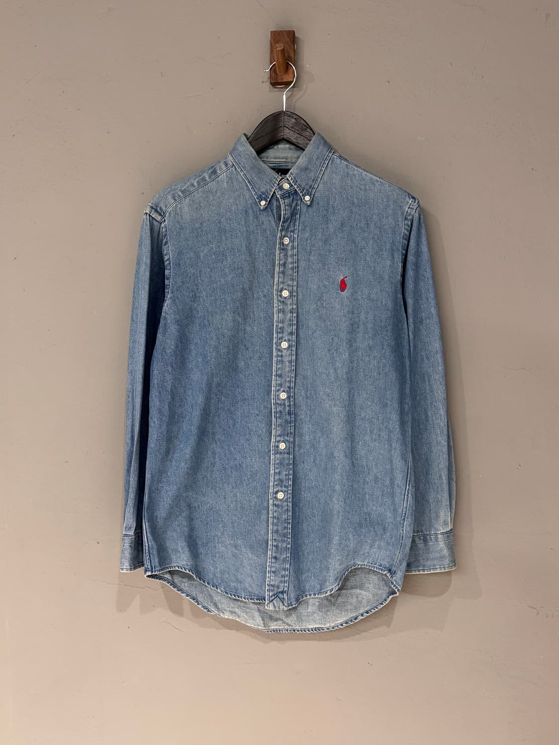 폴로랄프로렌 워시드 데님셔츠  상품이미지1