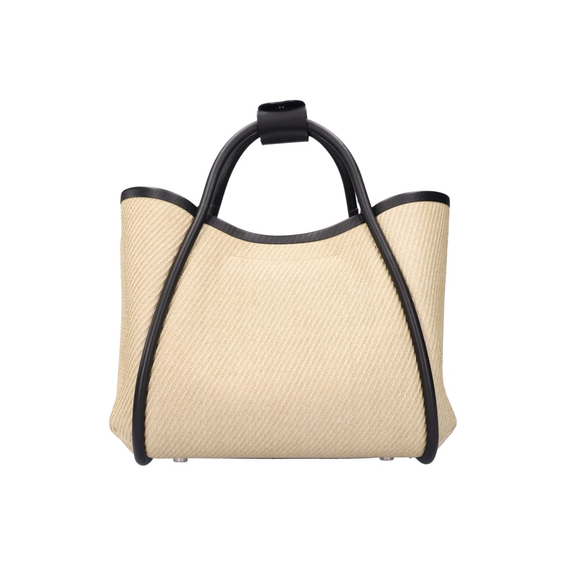 막스마라 25145110226 투톤  썸머마린스 핸드백 라피아 블랙 상품이미지9