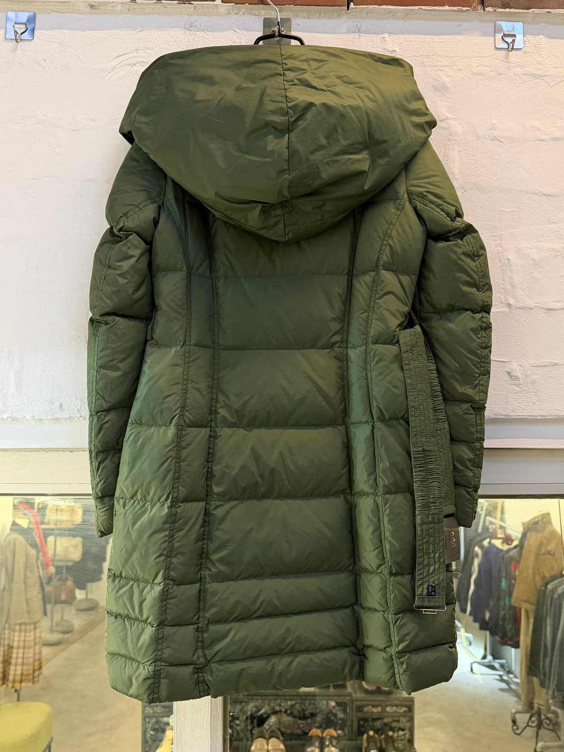 Add 구스 다운 롱패딩 그린 IT42 상품이미지9